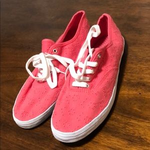 Pink Canvas shoes, never worn! Size 12 Women’s.